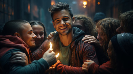 Friends together.の素材