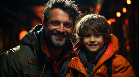 father and son.の素材