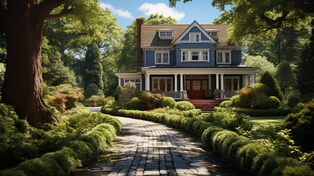 House in nature.の素材