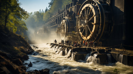 Hydroelectric dam.の素材