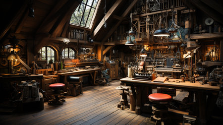 Carpenter shop.の素材