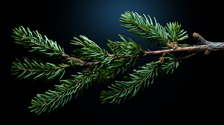 Fir tree branch.の素材