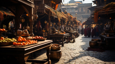 Outdoor marketplace.の素材