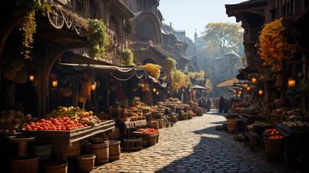 Outdoor marketplace.の素材