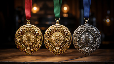 Medals for winner.の素材
