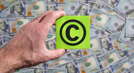 Concept of Intellectual Property. Copyrightの写真素材