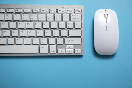 Computer keyboard and mouse. Internet. Technology. Business
