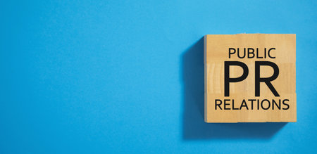 Pr-Public Relations. Business conceptの写真素材