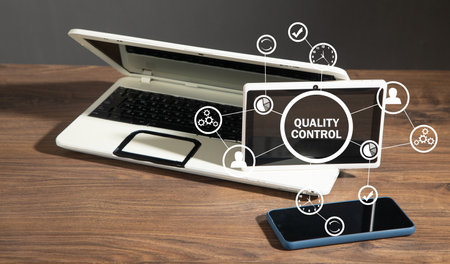 Quality Control. Business conceptの写真素材