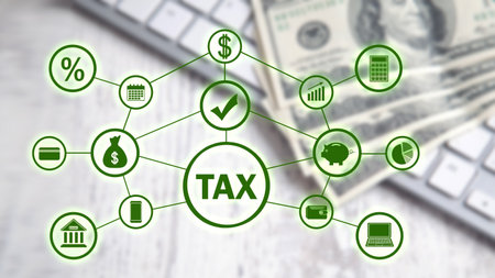 Concept of Tax. Business. Financeの写真素材