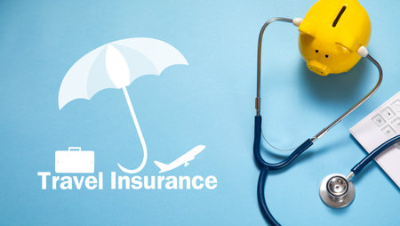 Travel insurance concept. Business. Lifestyleの写真素材