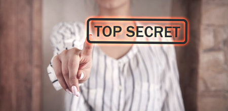 Top secret concept. Business. Confidentialの写真素材