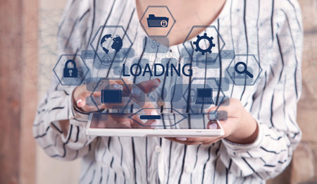 Loading concept. Internet. Business. Technology