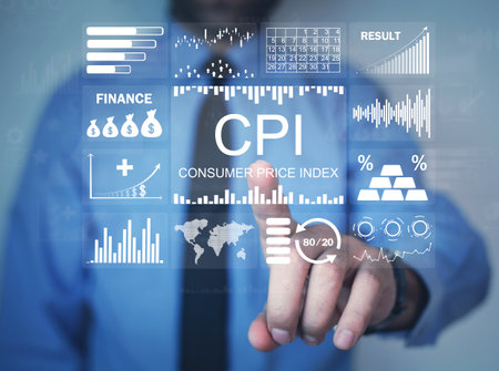 CPI. Consumer Price Index. Businessの写真素材