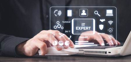 IT Expert. Information. Technology. Business