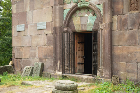 Ancient church door. Religion. Travelの写真素材