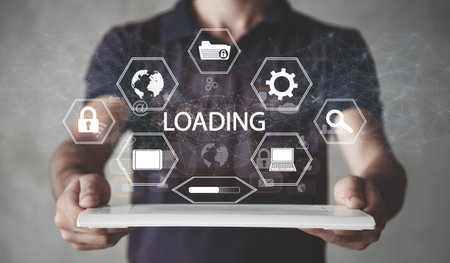 Loading concept. Internet. Business. Technologyの写真素材
