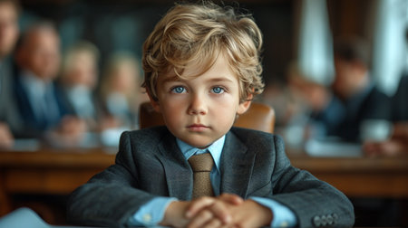 Young business boy.の素材