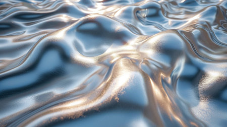 Liquid metal silver texture.の素材