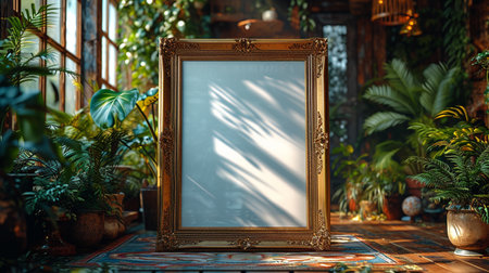 Picture frame on the table.の素材