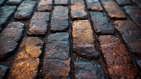 Brick floor in city street.の素材
