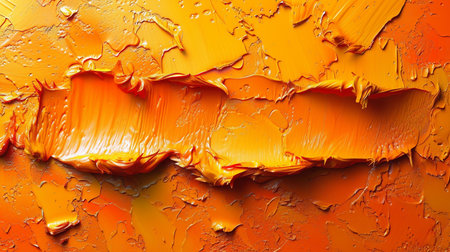 Orange painted background.の素材