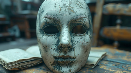 Mask on the table.の素材