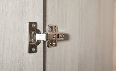 Stainless furniture hinges for cabinet.