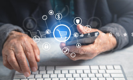 Concept of Online Shopping. Internet. Business