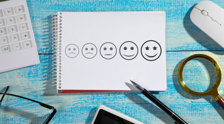 Business customer service. Rating. Feedbackの写真素材