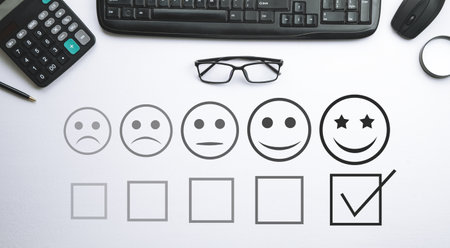Business customer service. Rating. Feedbackの写真素材