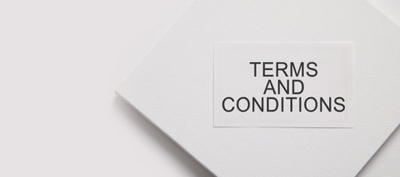 Terms and Conditions. Business conceptの写真素材