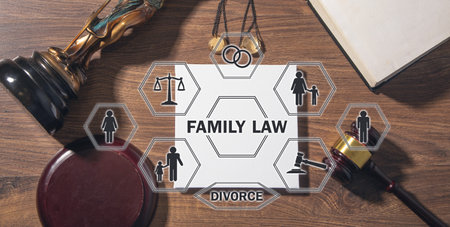 Judge gavel. Family Law conceptの写真素材