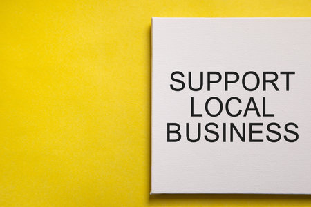 Support Local Business. Business conceptの写真素材