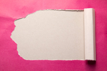 Empty torn paper for your text or object. Businessの写真素材