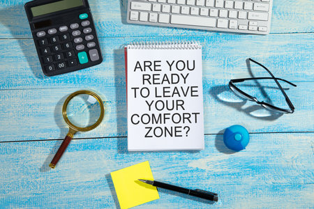 Are You Ready To Leave Your Comfort Zone? Businessの写真素材