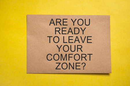 Are You Ready To Leave Your Comfort Zone? Businessの写真素材