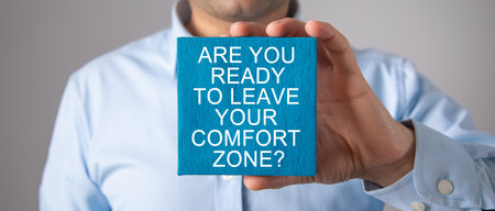 Are You Ready To Leave Your Comfort Zone? Businessの写真素材