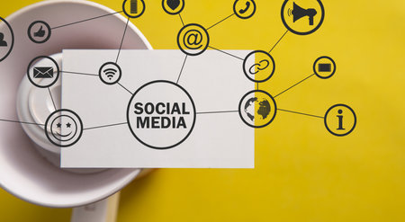 Social media concept. Business. Internet. Technologyの写真素材