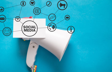 Social media concept. Business. Internet. Technologyの写真素材