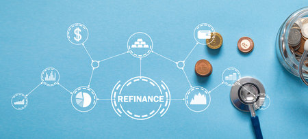 Refinance business concept. Business. Finance