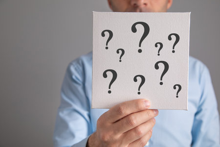 Question mark signs. Business conceptの写真素材