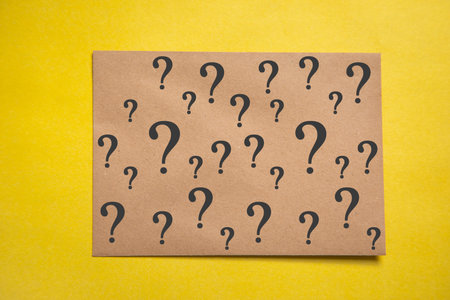 Question mark signs. Business conceptの写真素材