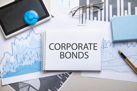 Corporate Bonds message. Business conceptの写真素材