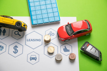 Leasing concept. Financial arrangements. Businessの写真素材