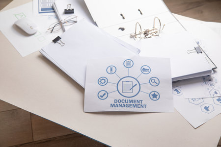 Document Management concept. Business. Financeの写真素材