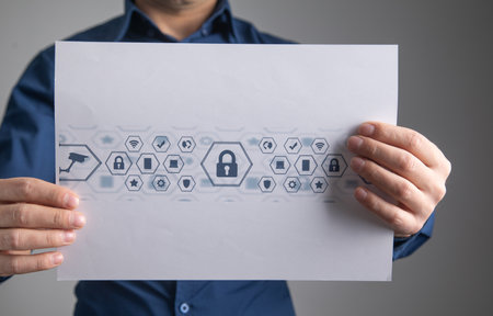 Concept Of Internet Security. Network. Technology. Data securityの写真素材