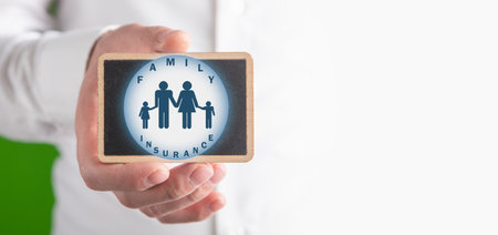 Concept of Family Insurance. Insurance. Protectionの写真素材