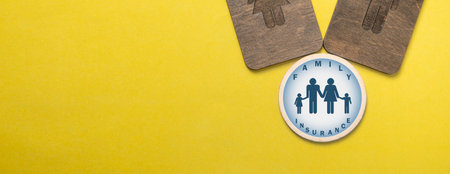 Concept of Family Insurance. Insurance. Protectionの写真素材