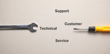 Concept of Technical Support Customer Service.